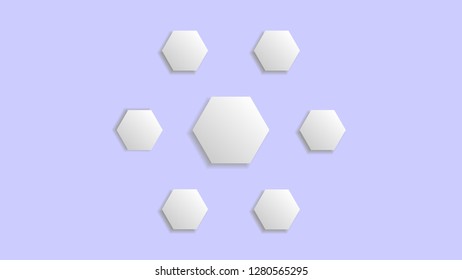 Empty infographic blank template vector design