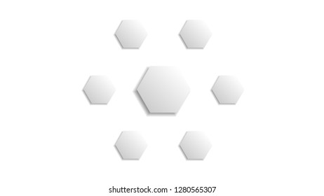 Empty infographic blank template vector design