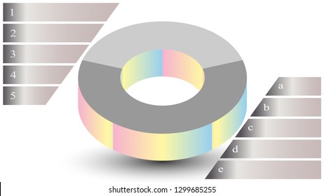 Empty infographic vector template. Infographic vector design