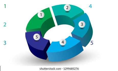 Empty infographic vector template. Infographic vector design