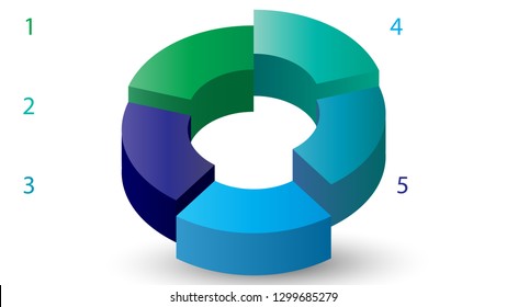 Empty infographic vector template. Infographic vector design