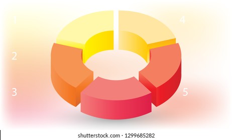 Empty infographic vector template. Infographic vector design