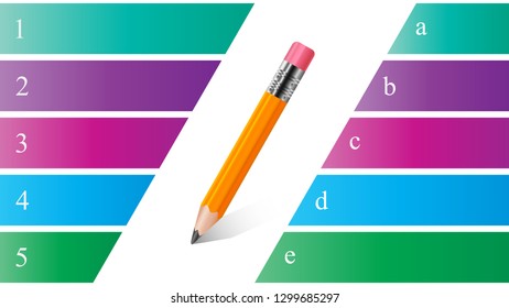 Empty infographic vector template. Infographic vector design