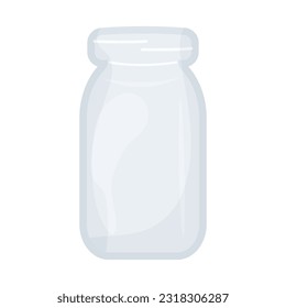 Empty jar for liquid or bulk