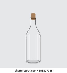 Empty jar, vector icon