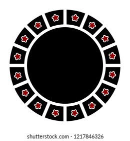 Empty label icon. Black friday. Vector illustration design