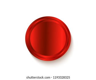 Empty label round sticker