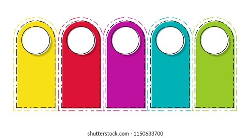 Empty layout of business infographic. Vector.