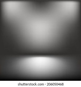 Empty light interior. dark room abstract background 