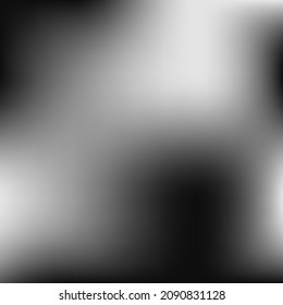 Fondo de degradado oscuro de aluminio líquido vacío. Imagen Monocroma de diseño minimalista de color negro. Papel de fondo nítido del vector digital de acuarela suave. Malla gradiente de color de agua gris plateado metálico.