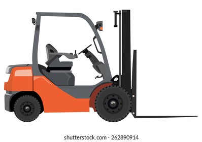 Empty loader on a white background