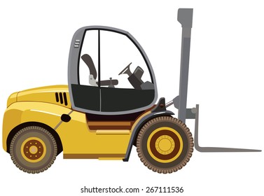 Empty loader on a white background