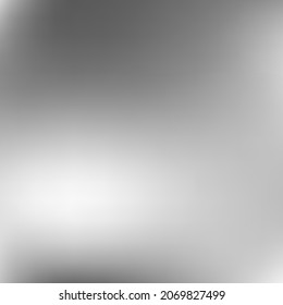 Empty Metallic Trendy Grey Gradient Mesh. Smooth Watercolor Silver Minimal Design Picture. Digital White Black Dark Gradient Backdrop. Aluminium Vector Monochrome Liquid Blurry Wallpaper.