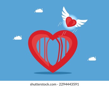 Una mente vacía y el descubrimiento de una nueva vida. El corazón que salió volando de la prisión del corazón