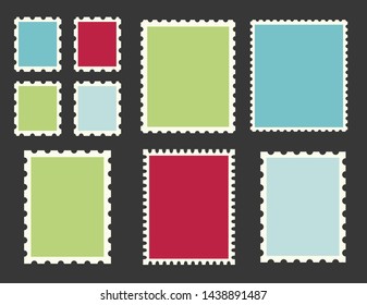Empty mockups of post marcs different sizes