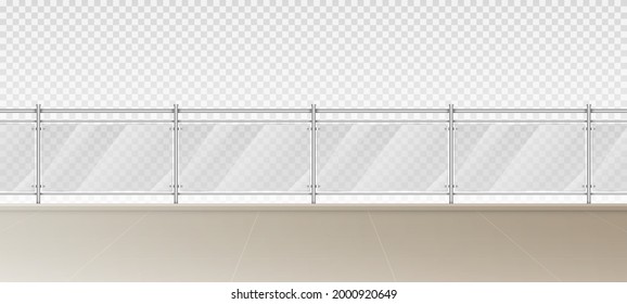 Empty modern balcony or terrace isolated on transparent background. svg