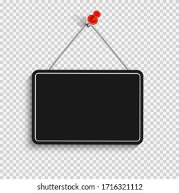 Empty Note Frame with Place for text. Vector Illustration EPS10