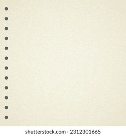 Empty Old Note Paper Vector Illustration