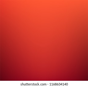 Empty orange color studio room luxury background. Abstract gradient red, display or montage of product design web template, Business backdrop, Vector illustration