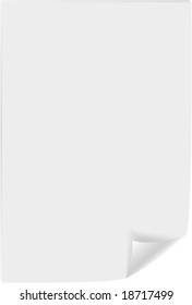 Empty page sheet
