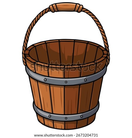 Empty pail for spa or sauna use