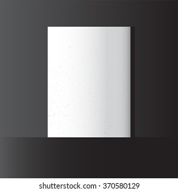 Empty paper sheet.vector illustration