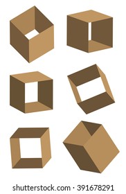 Empty parallelepipeds 3d, vector set