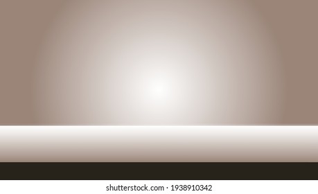 Empty pastel color studio gradient with slope step room background, with copy space for display of content design. Showroom for advertise product on website