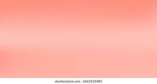 Leerer, pastellfarbener, abstrakter Hintergrund mit Pfirsichstudio-Effekt. Produkt-Showcase-Hintergrund. Vektorgrafik.