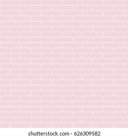 empty pastel pink brick. vector illustration.