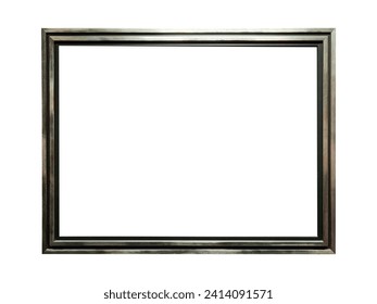 Empty Photo Frame Mock up. Frame isolated on white background. Isolated Photo frame 