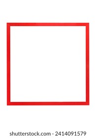Empty Photo Frame Mock up. Frame isolated on white background. Isolated Photo frame 