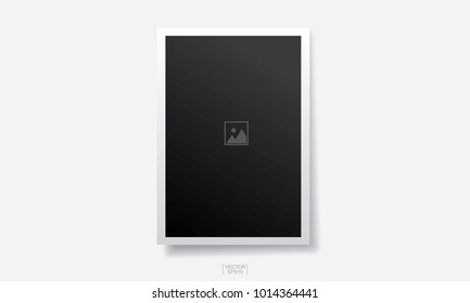 Empty photo frame picture