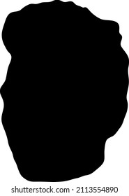 Empty Photo Of Male Profile Vector Art