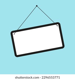 Empty picture frame in 3d style. Gallery banner. Photo frame. Wall art. Vector illustration.