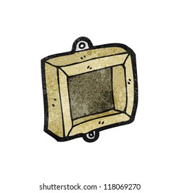 empty picture frame cartoon