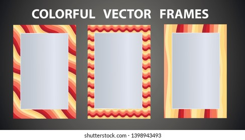 Empty picture frame mock up. Copy space for text, design your idea, quotes and sayings.	