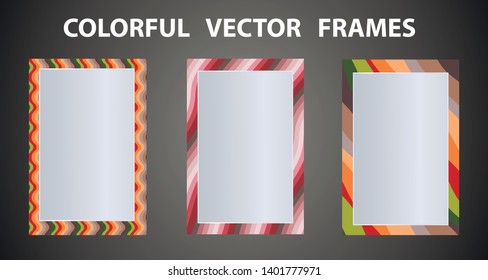 Empty picture frame mock up. Copy space for text, design your idea, quotes and sayings.