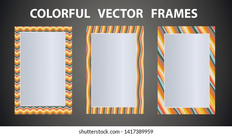 Empty picture frame mock up. Copy space for text, design your idea, quotes and sayings.