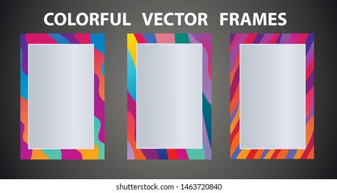 Empty picture frame mock up. Copy space for text, design your idea, quotes and sayings.