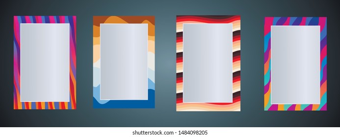 Empty picture frame mock up. Copy space for text, design your idea, quotes and sayings.