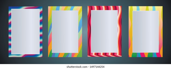 Empty picture frame mock up. Copy space for text, design your idea, quotes and sayings.