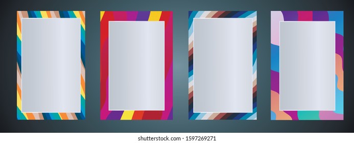 Empty picture frame mock up. Copy space for text, design your idea, quotes and sayings.