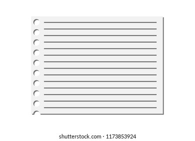 Empty piece of paper.