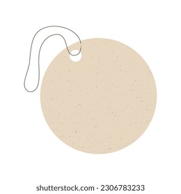 Empty pink paper tag for any text you like 