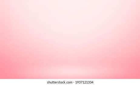 Empty pink studio room vector background  Can be used for for display montage your products 