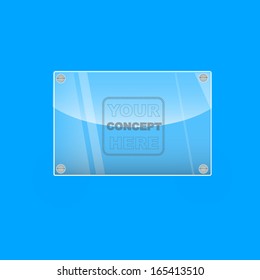 empty placard