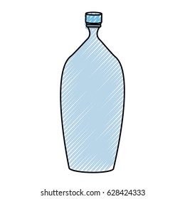 Empty plastic bottle