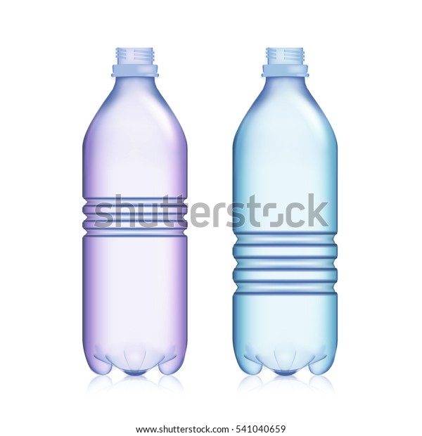 Download Empty Plastic Bottle Set Realistic Blank Stock Vector Royalty Free 541040659 PSD Mockup Templates