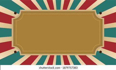 Empty Pop art vintage comic background. Cartoon Vector Illustration 